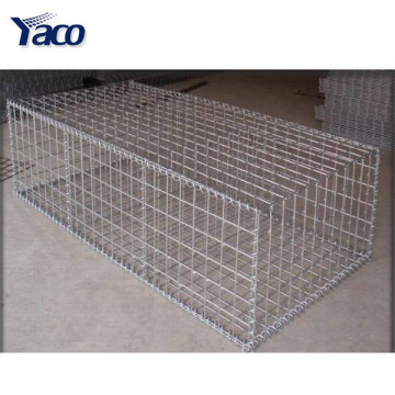 El precio barato de la fábrica de China al por mayor 2m * 1m * 1m galvanizó la caja soldada con autógena galvanizada del gabion del alambre con precio de fábrica